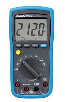 费思泰克，宽频响真有效值万用表FT212，电热