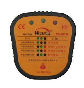 插座测试仪 PS801、PS801A,无锡电热,插座测试仪