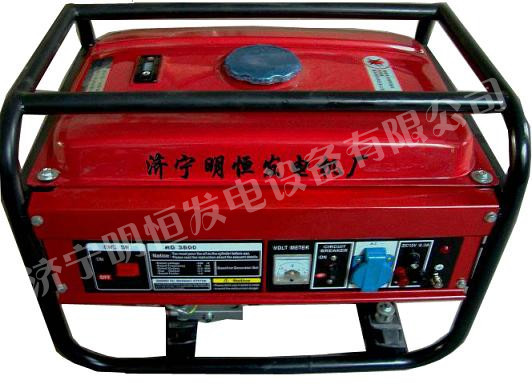 明恒4kw纯铜线优质汽油发电机组，汽油机价格型号分类